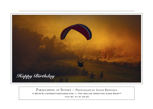 01.01.04.03—Paragliding at Sunset